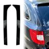 2pcs Gloss Black ABS Car Rear Window Spoiler Side Wing Trim Cover For Skoda Superb 2008-2015 view 2