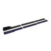 3PCS 78.7/86.6 Universal Side Skirt Extension Splitter Spoiler Kit Compatible for Audi SLINE A5 S5 RS5 B8 2008-2011 Apron Lip Winglet(86.6in Black Blue) view 1