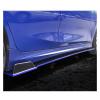 3PCS 78.7/86.6 Universal Side Skirt Extension Splitter Spoiler Kit Compatible for Audi SLINE A5 S5 RS5 B8 2008-2011 Apron Lip Winglet(86.6in Black Blue) view 3