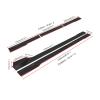3PCS 78.7/86.6 Universal Side Skirt Extension Splitter Spoiler Kit Compatible for Audi SLINE A5 S5 RS5 B8 2008-2011 Apron Lip Winglet(86.6in Black Blue) view 4