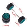 1:64 Wheels for Hotw-Heels with Rubber Tire Model Model Car Modified Parts Racing Vehicle 4Colors(Silver) view 3