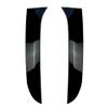 1 Pair Car ABS Rear Window Side Canard Spoiler Splitter Trim Cover For VW Golf 6 MK6 Variant Wagon Glossy Black view 1