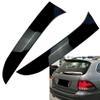 1 Pair Car ABS Rear Window Side Canard Spoiler Splitter Trim Cover For VW Golf 6 MK6 Variant Wagon Glossy Black view 2