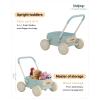 Kidpop PULA 2-in-1 Push and Pull-Along Wagon, Baby Push Walker for First Learner from 7 Month to 4 Year, One Year Birthday Gifts, Sturdy and Safe, Indoors and Outdoors (Blue) view 3