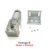 12V Worm Gear Motor DC Mini Reducer Motor Worm Engine Self-Locking JGY-395 package P 12v 13rpm view 3