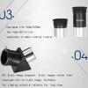 360 mm Focal Length Kids telescopes,Astronomy PortableTelescope for Adult with A Finder Scope,HD Low Light Night Vision, view 4