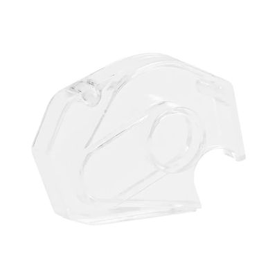 50T 050 Brushed Motor Aluminum Acrylic Transmission Upgrade Part Compatible with 1 24 Scale RC Crawler SCX24(Transmission Cover)