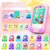 Usteetic Kids Smart Phone, Phone for Kids Ages 3-12 | 2.8" Touchscreen, Dual Camera & Video Recording | Educational Learning Toy with Games & Music | Christmas Birthday Gift for Boys and Girls(Pink) view 3