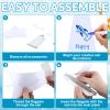 Soulchen 12 Pcs Rain Gutter Kit Boat Kit DIY Trimaran Sailboat Easy to Build Stem Science Activity, Lightweight ABS Plastic School Competitions and Family Fun view 3