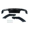 3PCS Rear Lip Spoiler Bumper Compatible for BMW M2 Diffuser F87 Coupe M2C Competion 2015+ Gloss Black view 2