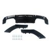 3PCS Rear Lip Spoiler Bumper Compatible for BMW M2 Diffuser F87 Coupe M2C Competion 2015+ Gloss Black view 3