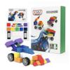 CUBLO Magic Cube Car Maker, Car Series with Magnetic Cube Block for Childrens Fun & Education, Including Square, Triangilar and Semicircular Blocks with Panel Blocks & Wheel Block view 1