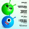 ZOOJOY Hopper Ball 2 Pack, 18In Bouncy Ball with Handle, Alien & Monste Horn Hop Balls Girls Boys Toys for for Sport/School/Team, Inflatable Kids Gifts for 3 4 5 6 7 8 Yr Old for Indoor Outdoor Game view 2