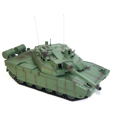 XeleMush 1/16 France Leclerc Main Battle RC Tank - 2.4G Infrared Battle Ready, Sound & Light Effects, Barrel Recoil, Smoke Simulation, Full Proportional Control