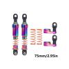 Rc Car Parts for SCX10 for TRX4 for Capra for LCG for Cheater for Rigs VS4-10 Big Bore Oil Filled Shock Absorber Offset Shock Cap 1/10 RC Crawler Parts(75mm) view 2