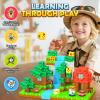 150 PCS Magnetic Blocks Toddler Toys, Magnetic Tiles Building Toys Blocks Forest Set for Kids Aged 3+, STEM Sensory Outdoor Toys Birthday Gifts Classroom Must Haves for Toddler Boys Girls 3 4 5 6 7 8 view 4