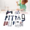 Alomejor Boys Tool Set with Drill Construction Kit with Safe Electric Tools, Enhance Skills Ideal for Role Playing view 2