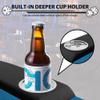 Reljofum Oval Poker Table with Collapsible Legs, Casino Leisure Gamimg Table for 10 Players, Texas Holdem Blackjack Poker Table with Stainless Steel Cup Holder view 3