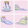 Commercial PVC Water Slide for Kids Colorful Inflatable Water Slide Bounce House with Blower Wet Dry Combo Durable PVC Splash Water Pool for Backyard Parties Beach view 2