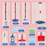 Joyfia Toddler Cleaning Set, 11-Piece Detachable Kids Broom and Dustpan Set Includes Mop, Brush, Scraper, Organizing Rack and More, Pretend Play Housekeeping Kit for Boys Girls Aged 3+ view 3