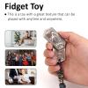 Adult Metal Fidget Slider - Premium Stainless Steel Stress Relief Toy, Smooth Sliding Hand Toy for Office & Desk, Portable EDC Fidget Tool, Ideal Gift for Relaxation & Focus view 3