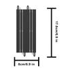 GWOUD Slot Car Track Extension Pack 2 Straight Tracks Compatible with 1:64 HO Scale Electric Racing Sets, Add-on for Mappable Layout Expansion view 2