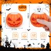 12 Pcs Halloween Pumpkin Stress Ball,Upgrade Material Pumpkin Squishy Toy Ghost Pop-Out,Halloween Pumpkin Squeeze Head Ball Non-Candy Trick Or Treat,Pumpkin Ball Stress Relief Box view 3
