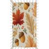 Xosoxruk Baby Crib Sheet Vintage Maple Leaf Autumn Fitted Sheet for Boys Girls Microfiber Cradle Sheets Breathable Crib Cover Fit for Standard Mattress 52 x 28 in view 1