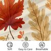 Xosoxruk Baby Crib Sheet Vintage Maple Leaf Autumn Fitted Sheet for Boys Girls Microfiber Cradle Sheets Breathable Crib Cover Fit for Standard Mattress 52 x 28 in view 4
