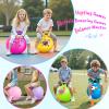 ZOOJOY 6pcs Hopper Balls for Kids 3-8, 18In Bouncy Ball with Handle, Sit on Hopping Toys for Sport/School/Team Active Play, Hippity Hop Ball for Indoor Outdoor Games with Pump view 4