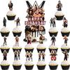 37pcs Wrestling cake decoration set include 1pc big cake topper 36pcs cupcake toppers for Wrestling Theme birthday party decor view 1