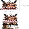 37pcs Wrestling cake decoration set include 1pc big cake topper 36pcs cupcake toppers for Wrestling Theme birthday party decor view 2