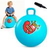 EVERICH TOY Hopper Ball for Kids, 18In Ride On Bouncy Ball with Handle, Blue Heart Girls Toys for Indoor Outdoor Active Play Toys Easter Basket Stuffers Girls Boys Gifts for 4 5 6 7 8 Yr Old view 1