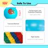 EVERICH TOY Hopper Ball for Kids, 18In Ride On Bouncy Ball with Handle, Blue Heart Girls Toys for Indoor Outdoor Active Play Toys Easter Basket Stuffers Girls Boys Gifts for 4 5 6 7 8 Yr Old view 3