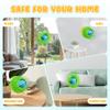 ZOOJOY Soft Balls for Toddlers 1-3, Silent Indoor Soccer Ball Size 3, Plush Inflatable House Ball for Kids 3-5, Kickball Toys First Birthday Gifts for Baby Boys Girls, Green Dinosaur, Pump Include view 4
