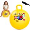 EVERICH TOY Hopper Ball for Kids, 18In Ride On Bouncy Ball with Handle, Yellow Heart Girls Toys for Indoor Outdoor Active Play Toys, Best Christmas Girls Boys Gifts for 4 5 6 7 8 Yr Old view 1