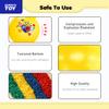 EVERICH TOY Hopper Ball for Kids, 18In Ride On Bouncy Ball with Handle, Yellow Heart Girls Toys for Indoor Outdoor Active Play Toys, Best Christmas Girls Boys Gifts for 4 5 6 7 8 Yr Old view 3