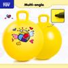 EVERICH TOY Hopper Ball for Kids, 18In Ride On Bouncy Ball with Handle, Yellow Heart Girls Toys for Indoor Outdoor Active Play Toys, Best Christmas Girls Boys Gifts for 4 5 6 7 8 Yr Old view 4
