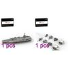 XMBRICDIYY WW2 Navy Aircraft Carrier Building Blocks Set, 1:300 MOC-192566 CVN-78 Gerald R-FOD Military Themed Assembly Kits with Aircraft Kits, MOC Collectible Display Set for Adults, 7013 PCS view 2