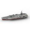 XMBRICDIYY WW2 Navy Aircraft Carrier Building Blocks Set, 1:300 MOC-192566 CVN-78 Gerald R-FOD Military Themed Assembly Kits with Aircraft Kits, MOC Collectible Display Set for Adults, 7013 PCS view 3