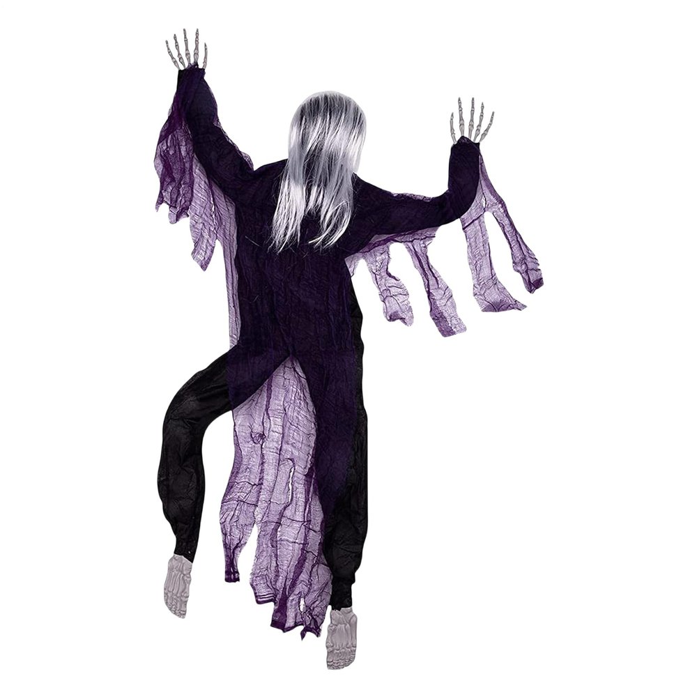 1.6 M Halloween Climbing Zombies, Halloween Haunted House Props Decoration Halloween Outdoor, Yard Festival Decoration