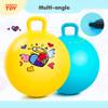 EVERICH TOY 2-Pack Hopper Ball for Kids, 18In Hippity Hop Balls, Yellow & Blue Bouncy Ball with Handle, Indoor Outdoor Active Play Toys Easter Basket Stuffers Girls Boys Gifts for 4 5 6 7 8 Yr Old view 4
