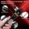 Gianby Light Up Saber for Kids, Red Light Swords with FX Sound, LED Light Expandable Light Sword Set for Galaxy War Fighter Warriors, Halloween, Holiday, Birthday Roleplay Party (with Belt Clip) view 3