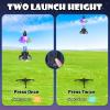 Rocket Launcher for Kids, 200 ft Self Launching Motorized Rocket Toy with LED and Safety Parachute Land, Outdoor Toys Cool Birthday for Boys Ages 8-12 (Blue) view 2