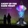 Rocket Launcher for Kids, 200 ft Self Launching Motorized Rocket Toy with LED and Safety Parachute Land, Outdoor Toys Cool Birthday for Boys Ages 8-12 (Blue) view 4