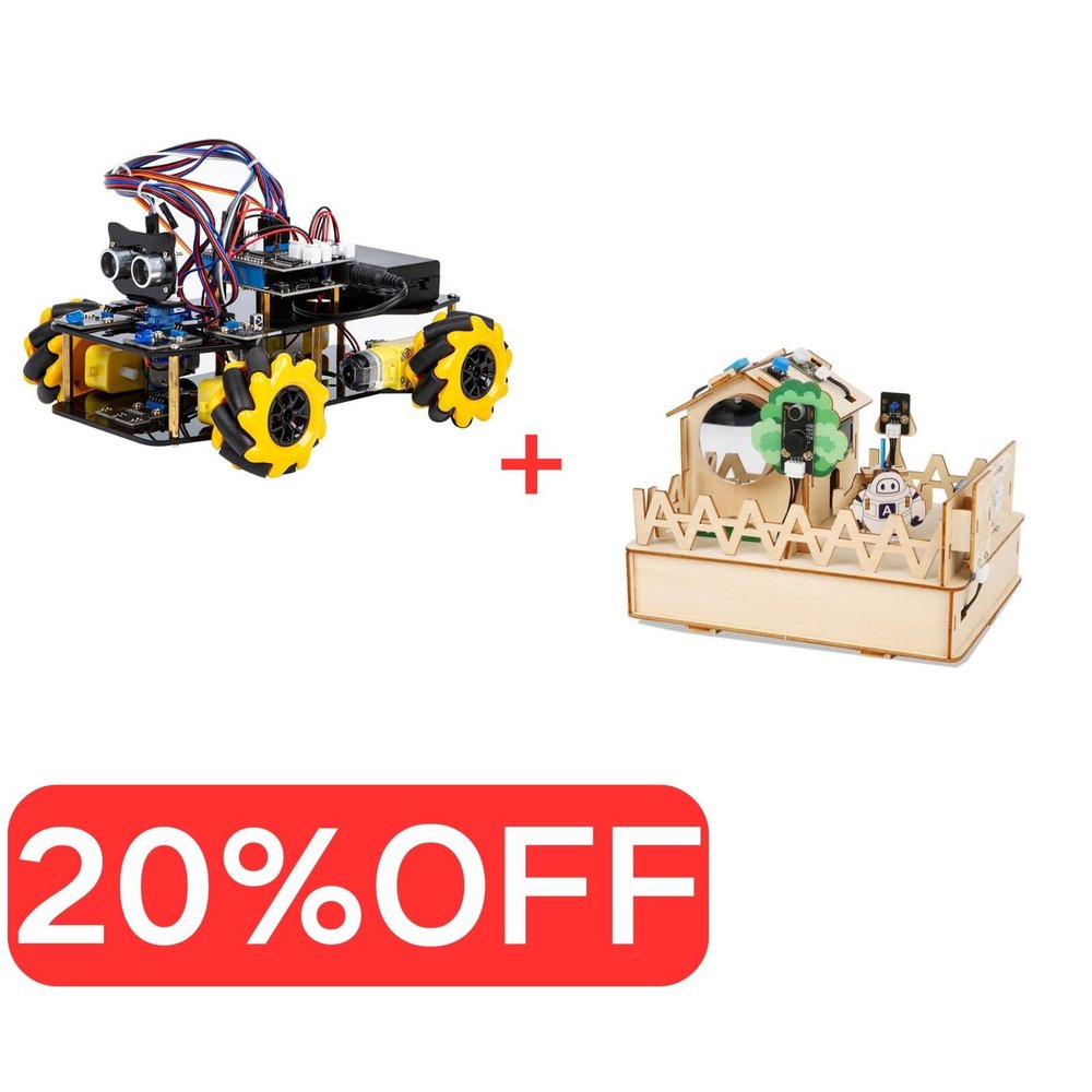 ACEBOTT Robotics for Kids Ages 8-12, Smart Home IoT STEM Kits, Coding Toys for Boys Compatible with Arduino & Scratch, App Control, STEM Gift for Boys, Girls and Adults