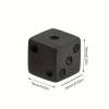 30pcs 16mm(0.63 inch) Black Dice Set  Standard D6 Six-Sided Game Dice for Board Games, Classroom Teaching, Math Activities & Dice Games view 2