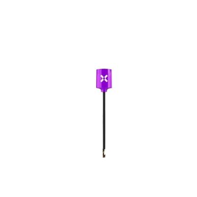 2PCS 5.8G Micro Lollipop 2.5dBi High Gain Super Tiny FPV Omni Antenna for FPV Freestyle Drones DIY Parts(SMA,LHCP Black)