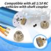 FOCMKEAS M0.6 Pinion Motor Gear 18T 1/8 inch(3.175mm) Shaft Hole, 7075 Aluminum Alloy Pitch Gears RC Upgrade Part fit for RC Brushless Brush Motor of 1/10 Model Car Climbing Car view 4