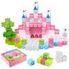 128PCS Magnetic Blocks Building Toys - 1" Magnet Cubes, Build Princess Castle, Magnetic Tiles Building Blocks, STEM Innovation Toys, Ideal Gifts for Christmas Birthday for Kids Age 3 4 5 6 7 8 9 10 view 1